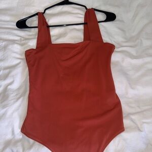 Rust Orange Bodysuit